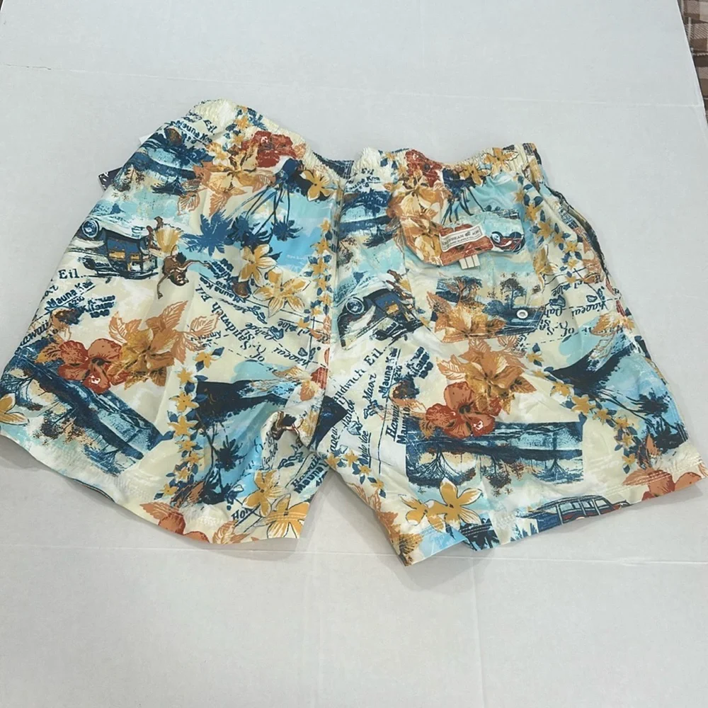 Caribbean Joe swim trunks Mens size XL Tropical  bathing suit vacation pool NEW